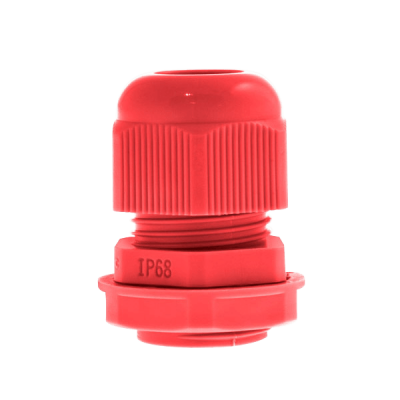 SKINTOP M20 NYLON CABLE GLAND RED 6-12mm IP68