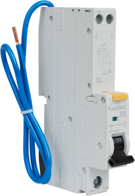 FuseBox RCBO SPN 10A 30mA 6kA