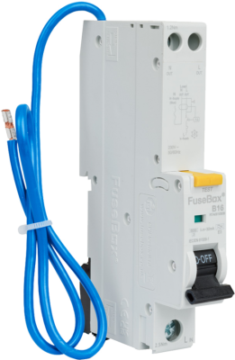 FuseBox RCBO SPN 16A 30mA 6kA