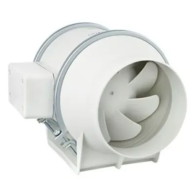 Envirovent Silent MV 160/100 Ultra Quiet In-Line Duct Fan c/w Timer