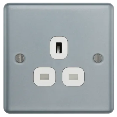 SPECIFIED METAL CLAD 1 GANG 13A UNSWITCHED SOCKET
