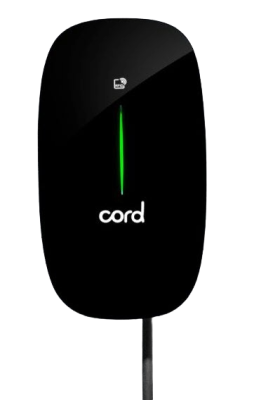 Cord EV Charger 7.4kW 5 metre Tethered Black