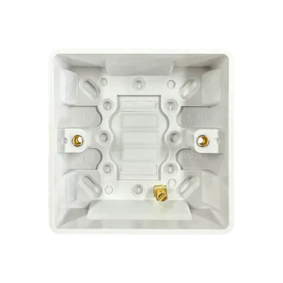 Thrion Back Box 1 Gang 25mm White