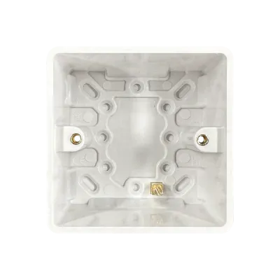 Thrion Back Box 1 Gang 47mm White