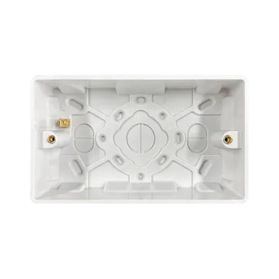Thrion Back Box 2 Gang 35mm White