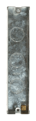 Click 2 Gang 25mm Deep Architrave Galvanised Steel K.O. Box (Deco® Range Only)