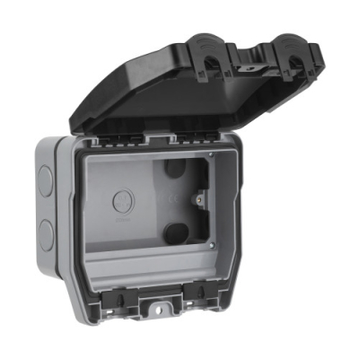 ELEX Weatherguard IP66 2 gang Empty Enclosure