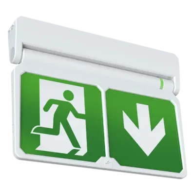 Ansell Adler Exit Sign Maintained / Non-Maintained White 3hrM