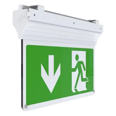Ansell Eagle 3-In-1 Exit Sign Maintained / Non-Maintained White LED 2.5W