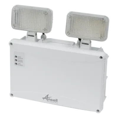 Ansell Owl High Output IP66 Twin Spot Emergency Flood