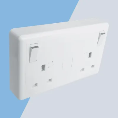 Eterna Converter socket 1 gang to 2 gang