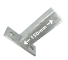 FLAT PLATE 2 HOLE CANTILEVER ARM 150mm