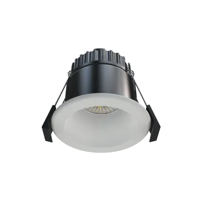 Arc-LED 8W CCT Switchable Fire Rated Anti-glare LED Downlight IP65 – White Bezel Included