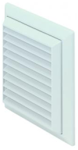 100mm Fixed Grille with Flyscreen White