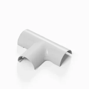 DLine 20x10mm Clip-Over Equal Tee White