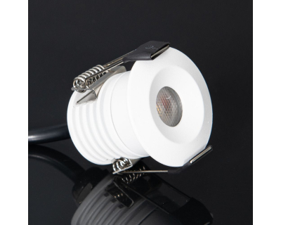 KSR Mimas Mini LED 3W 3000K Fixed Downlight IP65 White