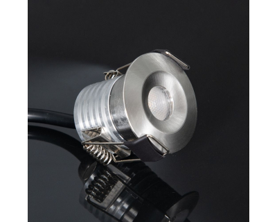KSR Mimas Mini LED 3W 3000K Fixed Downlight IP65 Stainless Steel