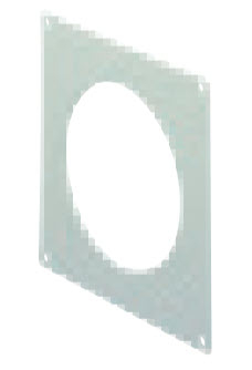 NVA MONV19 Easipipe 100 Round Wall Plate