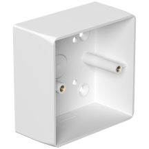 Marshall Tufflex Box 1Gang 44mm Round Corners White