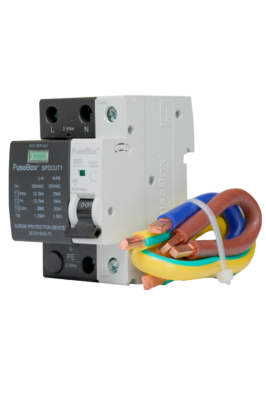 FuseBox T1 SPD DEVICE (36mm) WITH 63A MCB AND CABLES