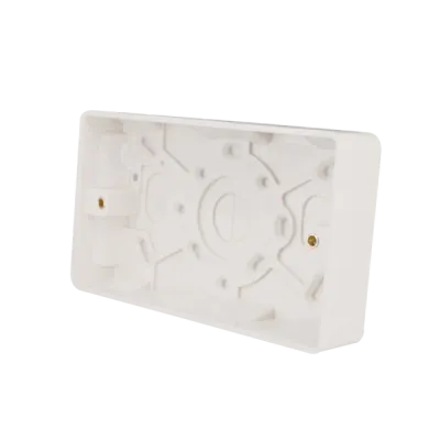 Thrion Back Box 2 Gang 25mm White